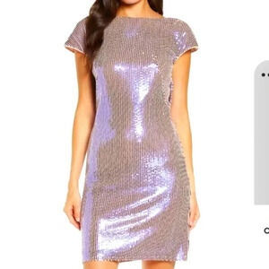 SHO by Tadashi Shoji sequin cocktail bodycon dress. Small NWT
